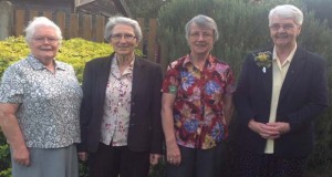 Province Leadership Team UK and Ireland Left to right: Sisters Philomena McGroarty, Brigid Quinn, Margaret Doherty and Margo Murphy