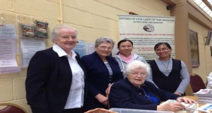 Srs. Mary Foley , Antonia, Minh Thao, Thuy Linh and  Ita McCabe,